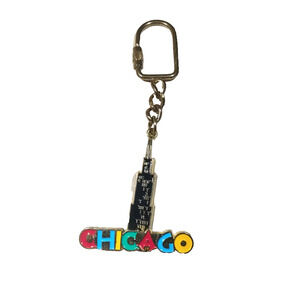 Chicago Willis Building Spinner Keychain